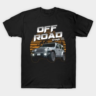 Wrangler JL jeep car offroad name T-Shirt